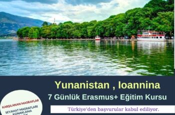Yunanistan , Ioannina 7 Günlük Erasmus+ Programı