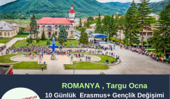 Romanya 10 Günlük Erasmus+ Gençlik Değişimi