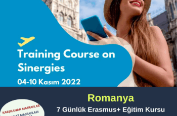 Romanya 7 Günlük Erasmus+ Eğitim Kursu