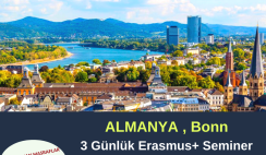 Almanya , Bonn 3 Günlük Erasmus+ Seminer