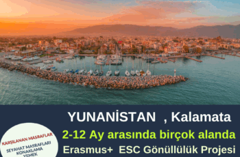 Yunanistan 2 – 12 Ay Arasında Gönüllülük Projeleri