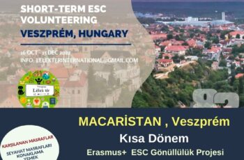 Macaristan , Veszprém Kısa Dönem Gönüllülük Projesi