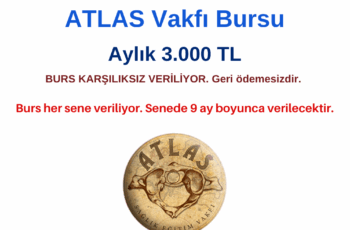 Atlas Vakfı Bursu Atlas Vakfı Bursu