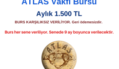 Atlas Vakfı Bursu – 1.500 TL Atlas Vakfı Bursu – 1.500 TL