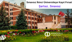 Sınavsız İkinci Üniversite için Online Başvuru Sınavsız İkinci Üniversite için Online Başvuru