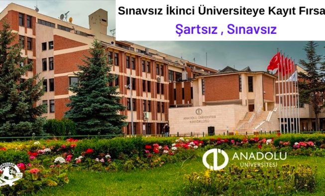 Sınavsız İkinci Üniversite için Online Başvuru img