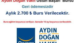 Aydın Doğan Vakfı Üstün Başarı Bursu 2022