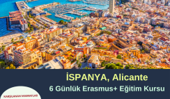 İspanya, Alicante 6 Günlük Erasmus+ Eğitim Kursu