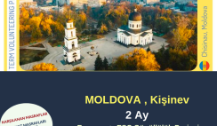 Moldova , Kişinev 2 Aylık Gönüllülük Projesi