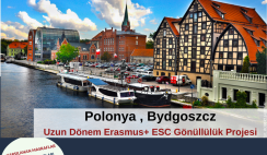 Polonya , Bydgoszcz Uzun Dönem Erasmus+ Gönüllülük Projesi