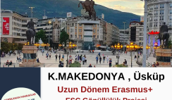 Kuzey Makedonya , Üsküp Uzun Dönem Gönüllülük Projesi