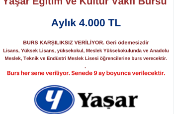 Yaşar Eğitim ve Kültür Vakfı Burs Yaşar Eğitim ve Kültür Vakfı Burs