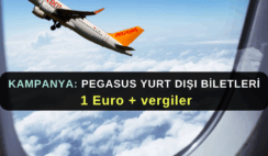 Pegasus Yurt Dışı Biletleri 1 Euro + vergilerle Pegasus Yurt Dışı Biletleri 1 Euro + vergilerle