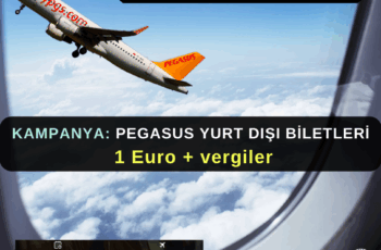 Pegasus Yurt Dışı Biletleri 1 Euro + vergilerle Pegasus Yurt Dışı Biletleri 1 Euro + vergilerle