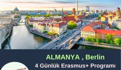 Almanya , Berlin 4 Günlük Erasmus+ Programı