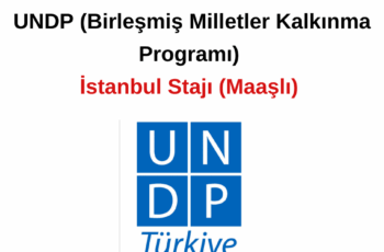 UNDP (Birleşmiş Milletler Kalkınma Program) İstanbul Staj