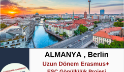 Almanya , Berlin Uzun Dönem Gönüllülük Projesi Almanya , Berlin Uzun Dönem Gönüllülük Projesi