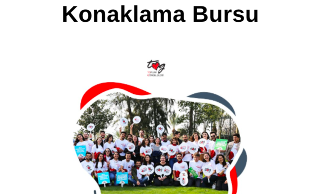 Toplum Gönüllüleri Vakfı Konaklama Bursu img