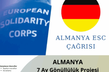 Almanya 7 Ay Gönüllülük Projesi