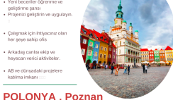 Polonya , Poznan Erasmus+ Staj Fırsatı Polonya , Poznan Erasmus+ Staj Fırsatı
