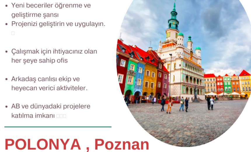 Polonya , Poznan Erasmus+ Staj Fırsatı img