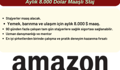 Amazon Staj Programı | Maaşlı Staj Amazon Staj Programı | Maaşlı Staj