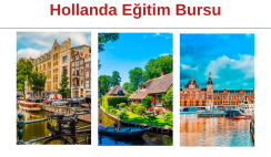 Study in Holland , Hollanda Eğitim Bursu