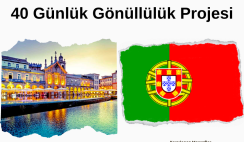 Portekiz 40 Günlük Gönüllülük Projesi