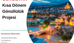 Gürcistan Kısa Dönem Gönüllülük Projesi Gürcistan Kısa Dönem Gönüllülük Projesi