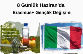 İtalya Haziran ayında 8 Günlük Erasmus+ Projesi