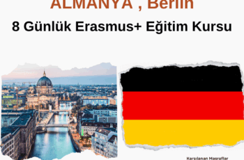 Almanya , Berlin 8 Günlük Erasmus+ Projesi
