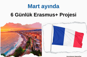 Fransa , Nice Mart ayında 6 Günlük Erasmus+ Projesi