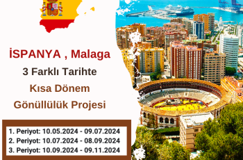 İspanya , Malaga Kısa Dönem 3 Farklı Gönüllülük Projesi İspanya , Malaga Kısa Dönem 3 Farklı Gönüllülük Projesi