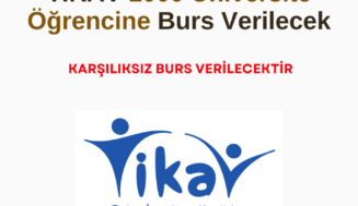 TİKAV 1000 Üniversite Öğrencisine Burs