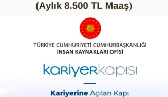 Ulusal Staj Programı – Kariyer Kapısı Aylık 8.500 TL Maaş