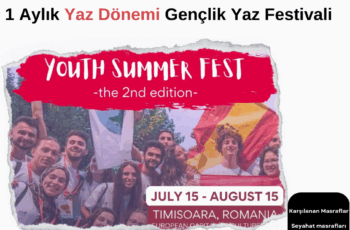 Romanya 1 Aylık Yaz Dönemi Gençlik Yaz Festivali