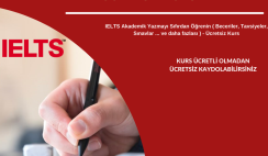 IELTS Akademik Yazma Kursu 2023 – Ücretsiz Kurs