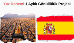 İspanya , Barselona Yaz Dönemi 1 Aylık Gönüllülük Projesi