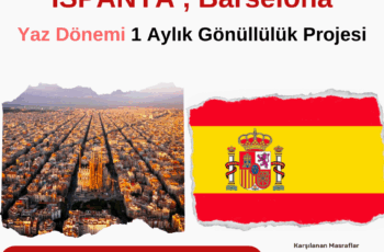 İspanya , Barselona Yaz Dönemi 1 Aylık Gönüllülük Projesi