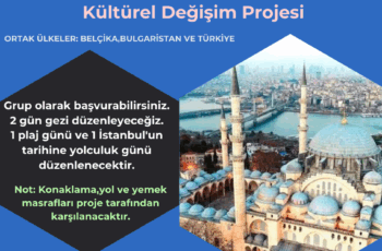 İstanbul’da Temmuz ayında Kültürel Değişim Projesi İstanbul’da Temmuz ayında Kültürel Değişim Projesi