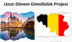 Belçika Brüksel Uzun Dönem Gönüllülük Projesi