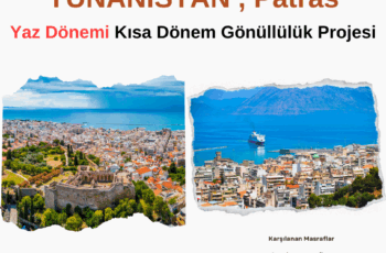 Yunanistan , Patras Yaz Dönemi Kısa Dönem Gönüllülük Projesi