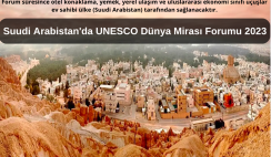 Suudi Arabistan’da UNESCO Dünya Mirası Forumu 2023 – Masraflar Karşılanıyor Suudi Arabistan’da UNESCO Dünya Mirası Forumu 2023 – Masraflar Karşılanıyor
