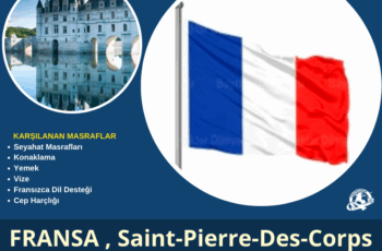 Fransa , Saint-Pierre-Des-Corps 38 Hafta Gönüllülük Projesi