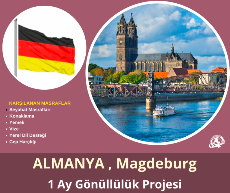 Almanya , Magdeburg Yaz Dönemi 1 Aylık Gönüllülük Projesi