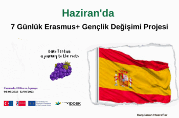 İspanya 7 Günlük Erasmus+ Gençlik Değişimi