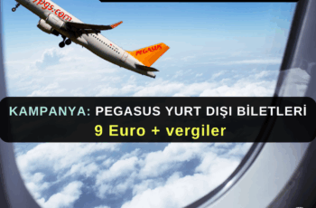 Pegasus Havayolları Yurt dışı Biletleri 9 Euro + Vergilerle Pegasus Havayolları Yurt dışı Biletleri 9 Euro + Vergilerle