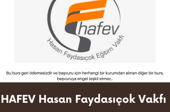 HAFEV Hasan Faydasıçok Vakfı Bursu HAFEV Hasan Faydasıçok Vakfı Bursu