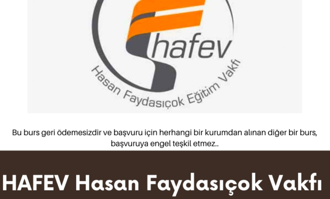 HAFEV Hasan Faydasıçok Vakfı Bursu 2023-2024 img