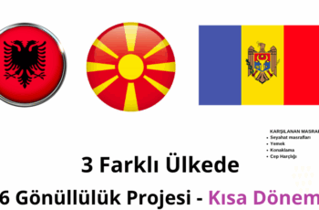 3 Farklı Ülkede 6 Gönüllülük Projesi
